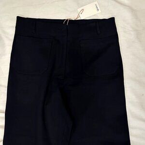 Quince Navy Blue Casual Pants NEW | Size 14